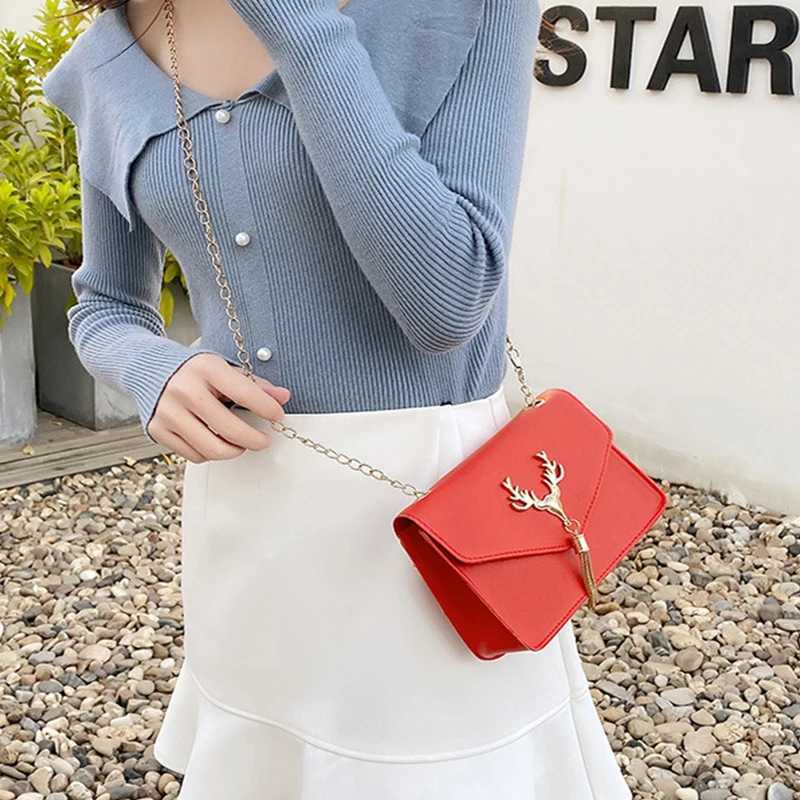 New Fi Luxury Women Crossbody Bag PU Leather Small Flap Messenger Bag for Ladies Casual Bag Mobile Phe Wallet HandbagsXJ241225