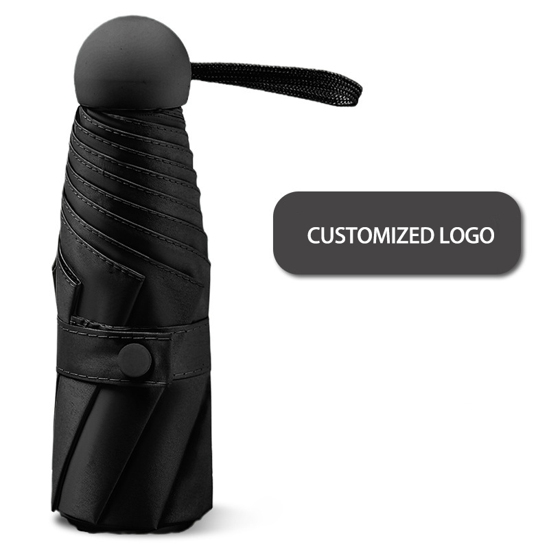 Durable Pocket Size Sun Protection Umbrella - UV Blocking & Windproof Design