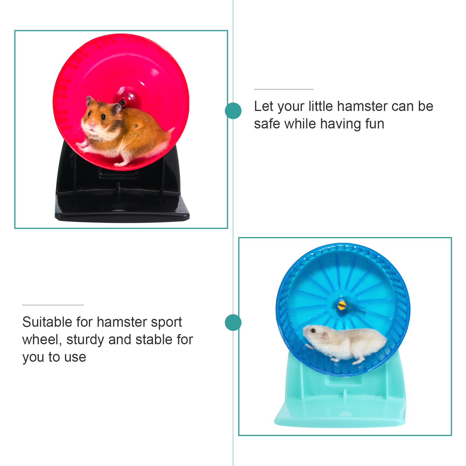 Automotive Wheels Hamster Running Holder Bracket Supplies Pet Kettle Runner Exercise Exercising