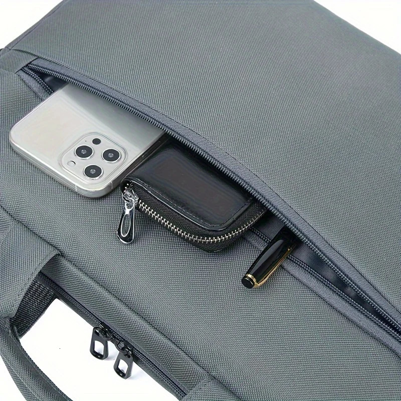 Portable shoulder computer bag mens crossbody satchel computer bag fashion business briefcase laptop bag 241225