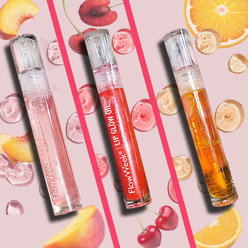 Wweek Moisturizing Plumper Gloss Universal Lip Luminizer Long Lasting Glitter Liquid Lipstick 3Colors
