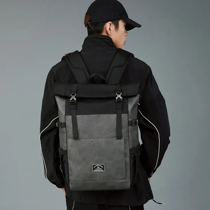 Large Capacity Rucksack Travel Bag Laptop Backpack men Back Pack Luggage Shoulder Bags Roll Cover Men Mochila Bagpack 241226