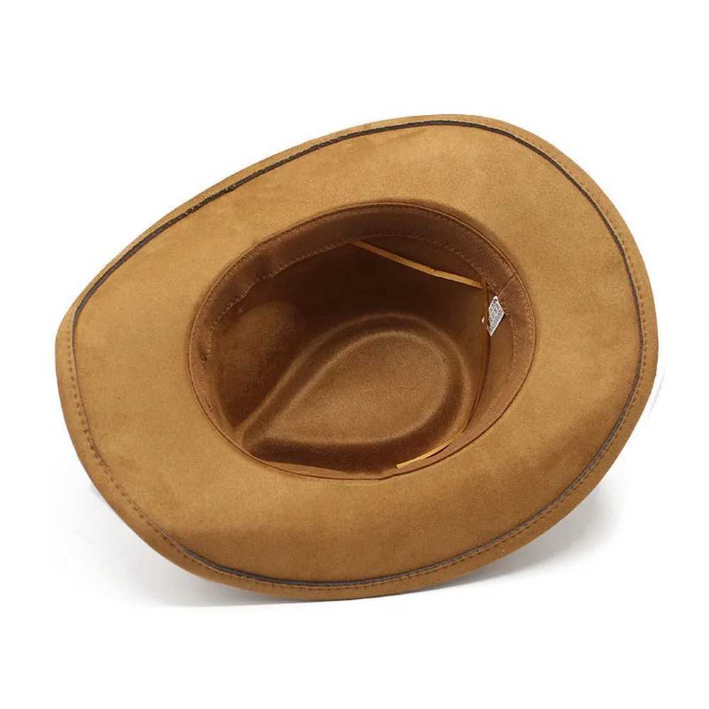 Seasonal denim hat men and women Bohemian style Cs suede 57-58cm braided ponytail tassel decoration 2023 new item W241225