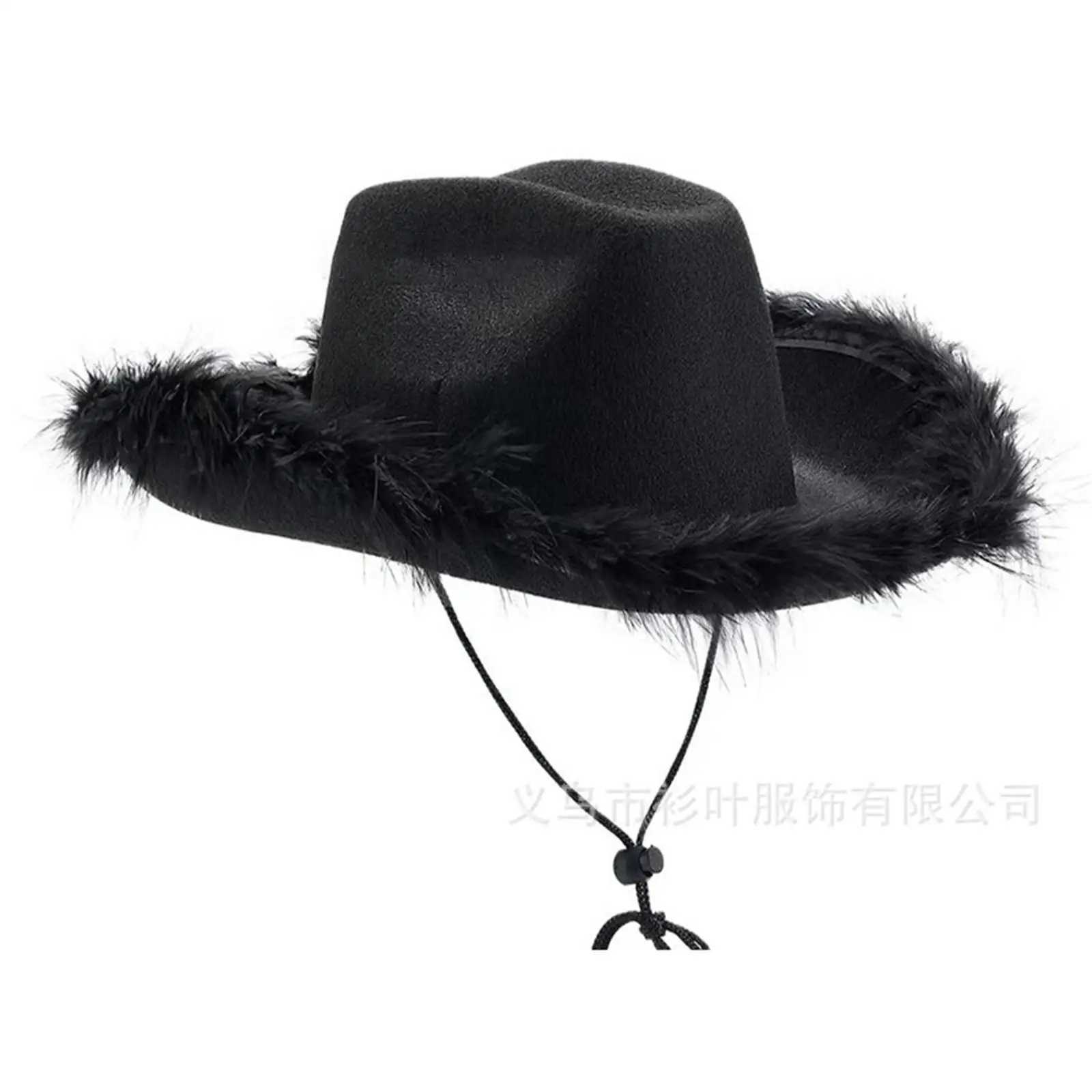 Western style cowboy hat womens wide brimmed summer outdoor sun hat cowboy hat hiking vacation fishing party W241225