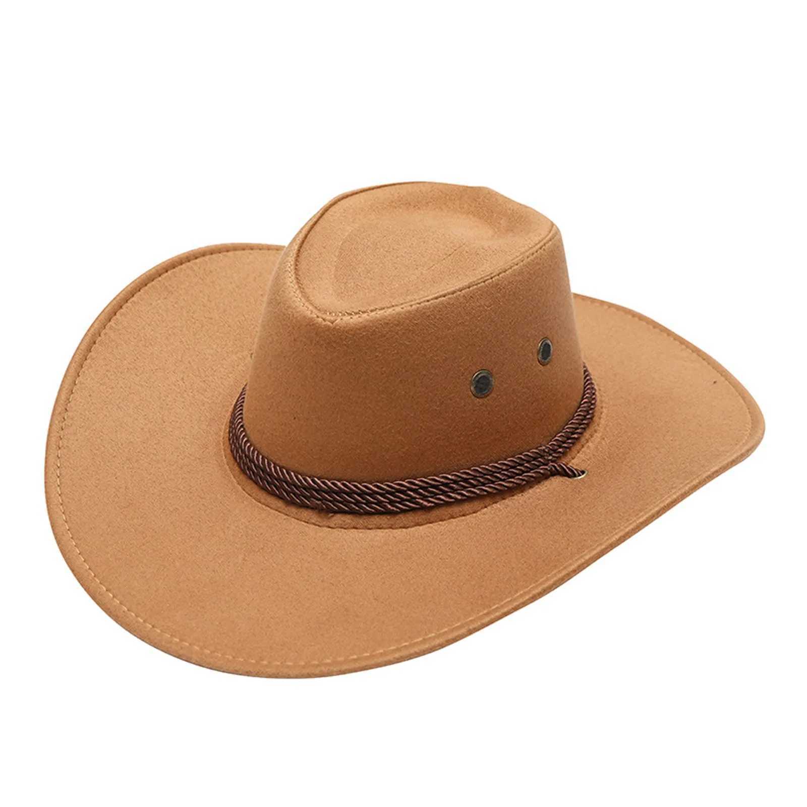Western cowboy costume suede leather edge vest bandana felt hat Halloween wild Western cowboy girl cosplay party Dr. Up W241225