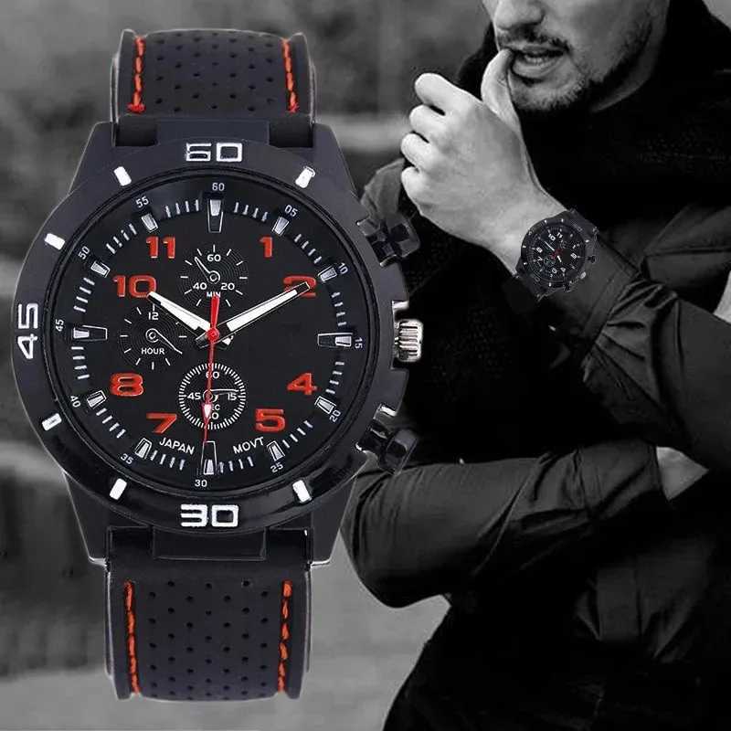 Fashion Date Quartz Mens Watch Top Luxury Mens Watch Chronograph Sports Mens Watch Hodinky Relogio Masculino M241226