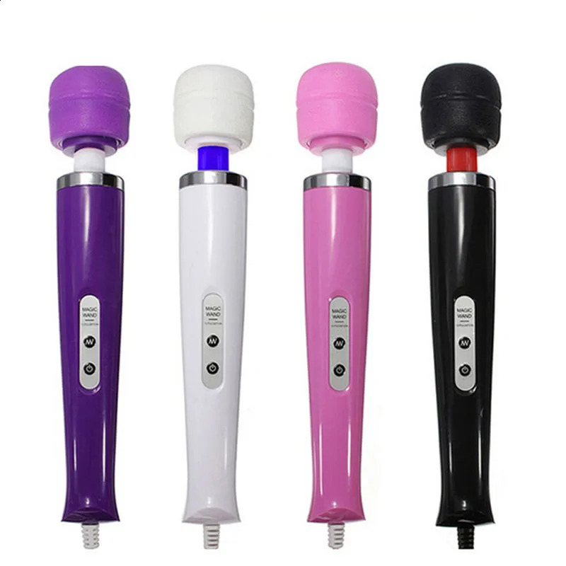 Black Wolf 10 Speed AV Vibrator Powerfull Magic Wand Gspot Stimulation Massager Clit Vibrators Sex Toys for Women Masturbation 241226