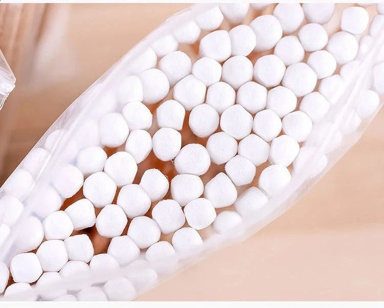 100PCS Cotton Pad for Ears Disposable Iodophor Cotton Swab High Quality Safety Big Head Cleaning Swab 241226