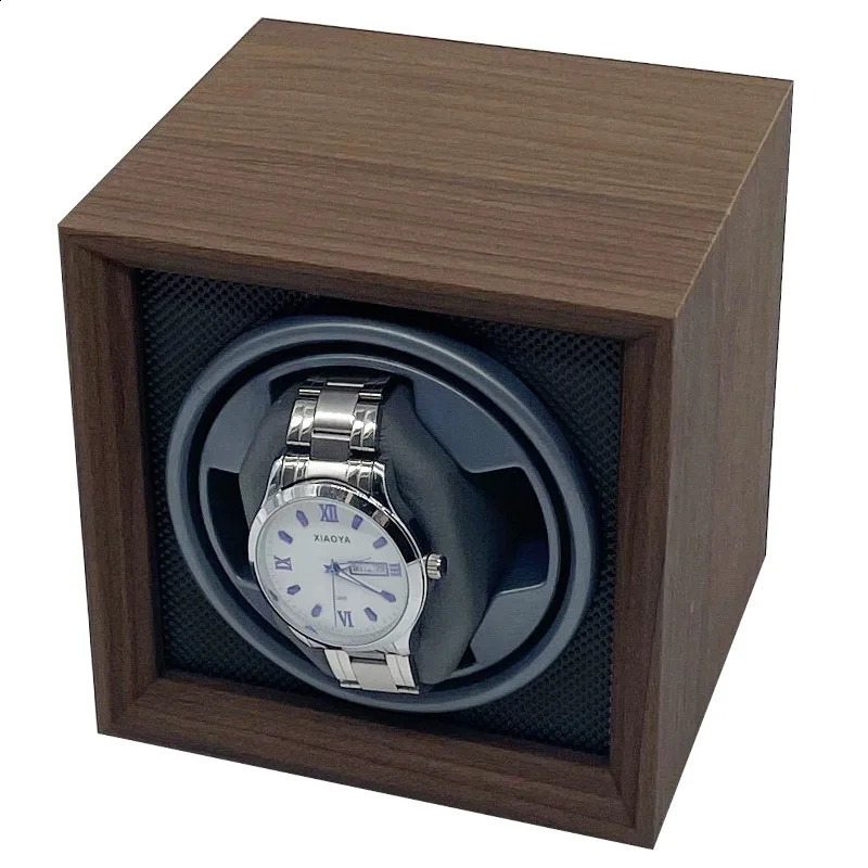 Watch Winder For Automatic Watches Wooden Watch Box With Flexible PillowSuper Quiet Motor For Women And Man Watch Winder 241226