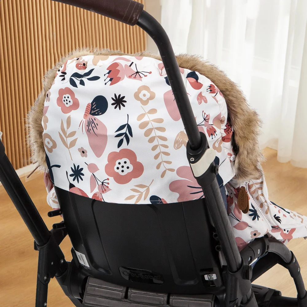 024Months Baby Carriage Sack Winter Warm Thicker Envelope For Discharge Stroller Footmuff Universal Pram Cover Accessories 241225