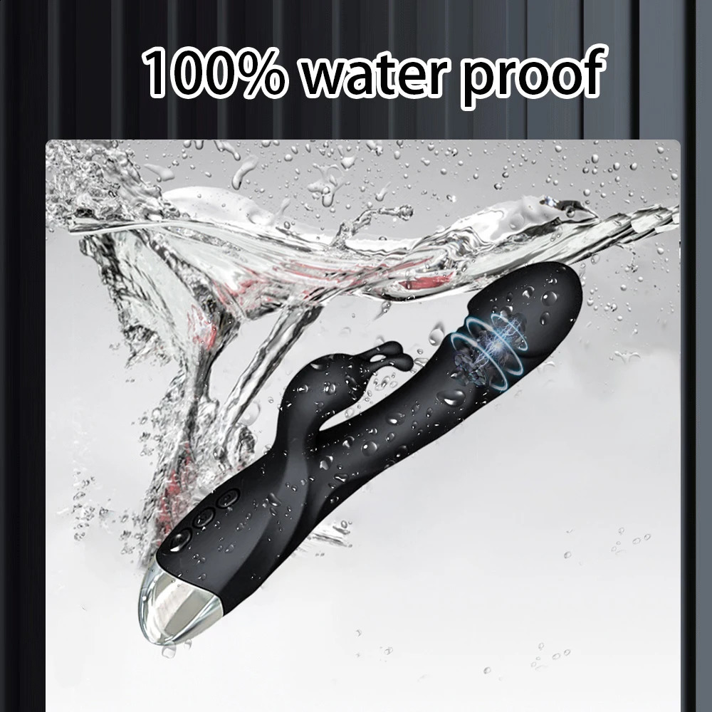 HESEKS Rabbit Vibrator for Women Powerful G Spot Female Clitoris Stimulator Vagina Nipple Massage Dildo Silent Adults Sex Toy 241226