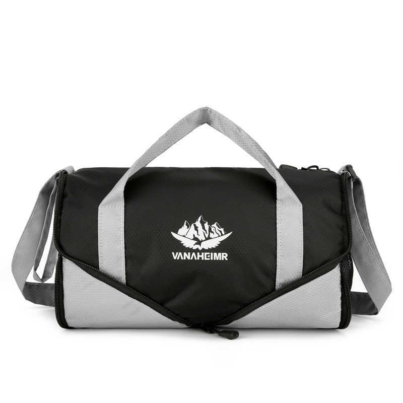 New Travel Folding Bag Mens and WoMens Sports Fitness Handbag Large Capacity Multifunctional Outdoor Shoulder Bag 240920