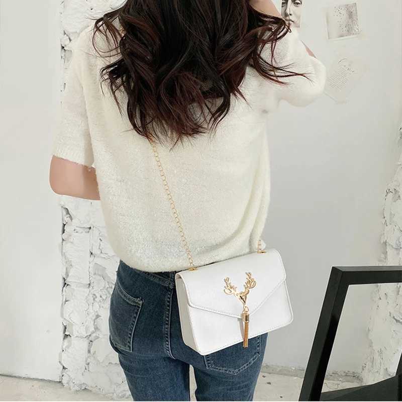New Fi Luxury Women Crossbody Bag PU Leather Small Flap Messenger Bag for Ladies Casual Bag Mobile Phe Wallet HandbagsXJ241225