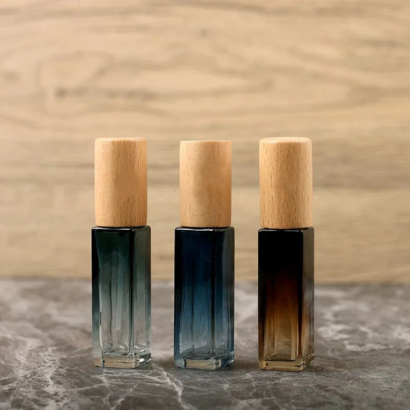 5ml 10ml Glass Portable Refillable Perfume Bottle Cosmetic Container Press Empty Spray Atomizer Travel Small Sub bottle 241225