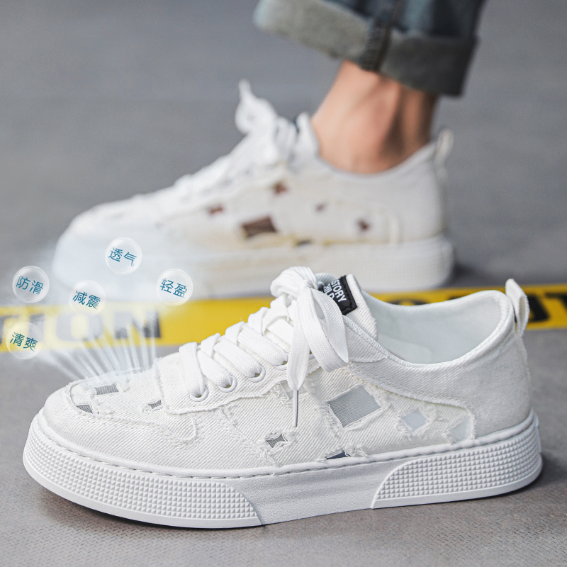 Factory Custom New Breathable Mesh Casual Shoes Wholesale High Quality Men's Outdoor Sneakers for Men