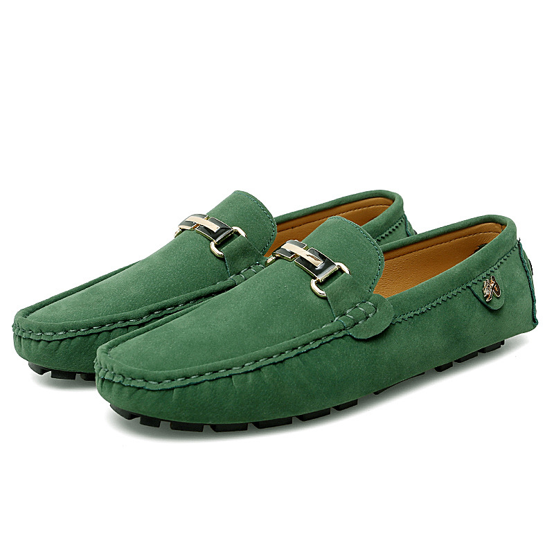 Spring Men Casual Shoes Flat Bottom Versatile Driving Simple Leisure Loafers Shoes Outdoor Triple Black Grey Red Free shipping