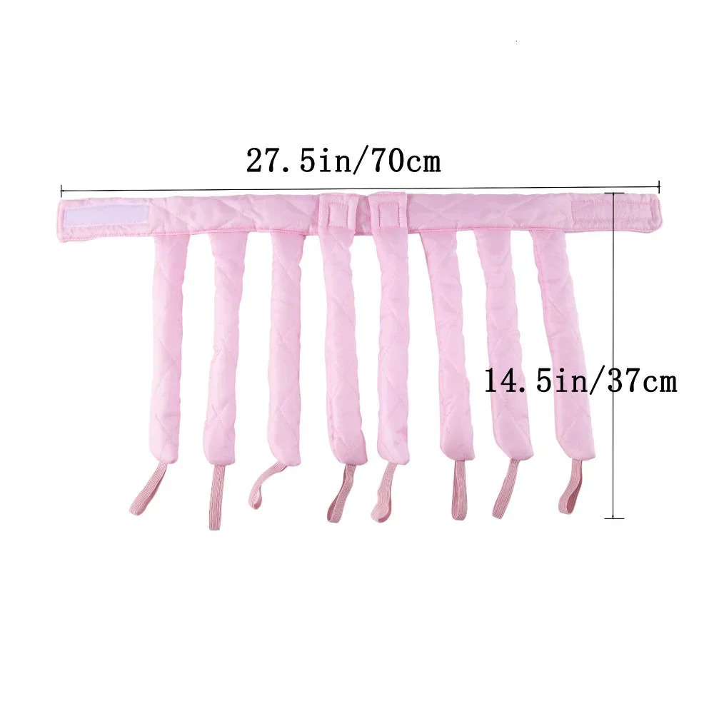 Lazy Hair Curler Hair Rollers Heatless Curling Rod Headband No Heat Silk Ribbon Curls Sleeping Wave Formers Hair Styling Tools 241225