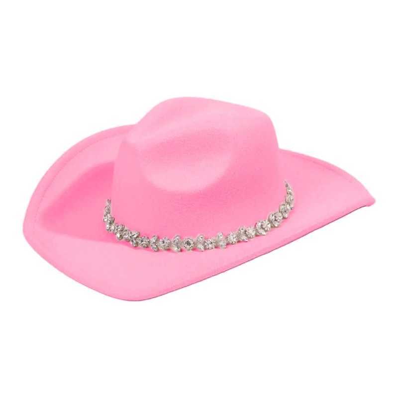 Bridal Shower Elegant Cowboy Hat White Cowboy Hat Single Party W241225