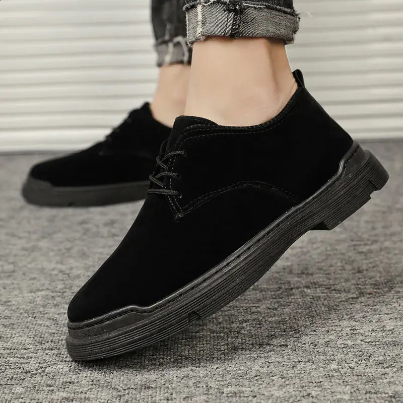 Low-cut British Mens Ankle Boots Wild Trend Summer Male Martin Boots Casual Male Tooling Boots Non-slip Breathable 241226