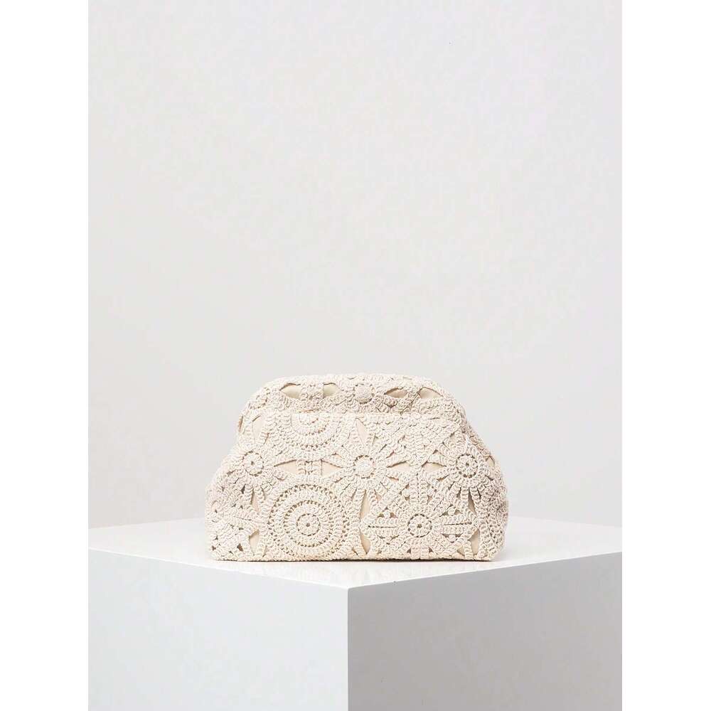 Ladies' Fashion New Knitted Cloud Handheld Bag Cross Border Explosive Product Factory Wholesale Foreign Trade Women's Bags