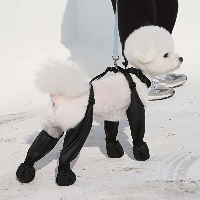 Waterproof Paw Boot Leggings Anti Slip Outdoor Walking Dog Shoes For Rainy