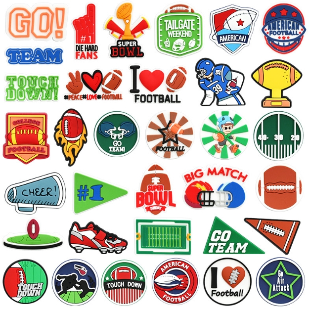 sport shoe charms decoration buckle reusable DIY shoe accessories for bracelet wristband