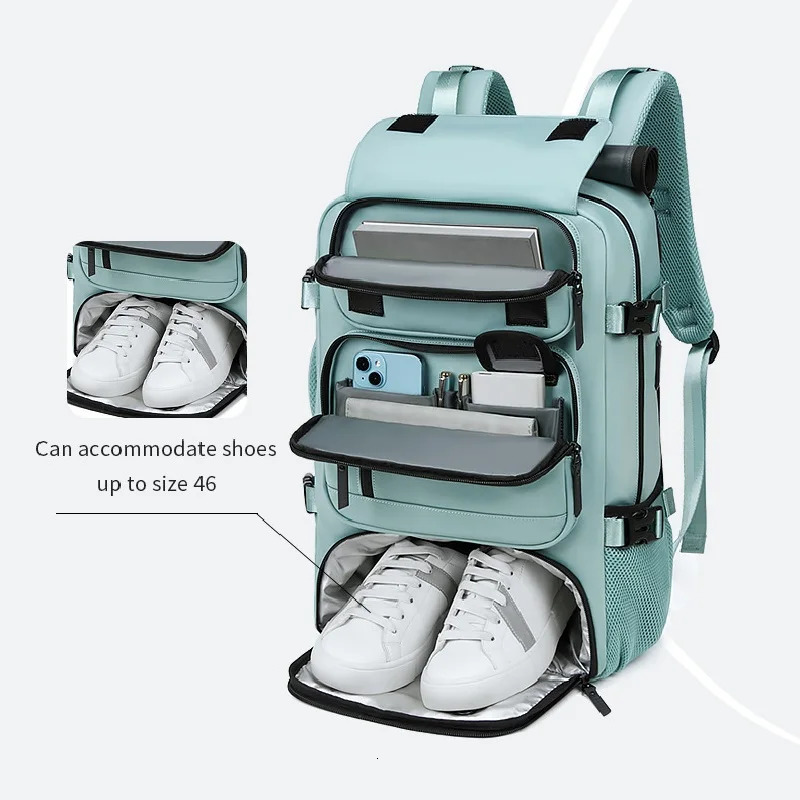 Unisex Travel Backpack Womens Large Capacity Shoes bag multi-functional luggage Bag Outdoor hiking travel bag mens Backpack 241225