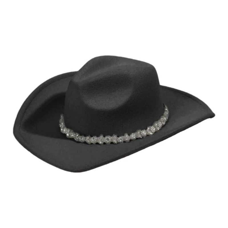 Bridal Shower Elegant Cowboy Hat White Cowboy Hat Single Party W241225