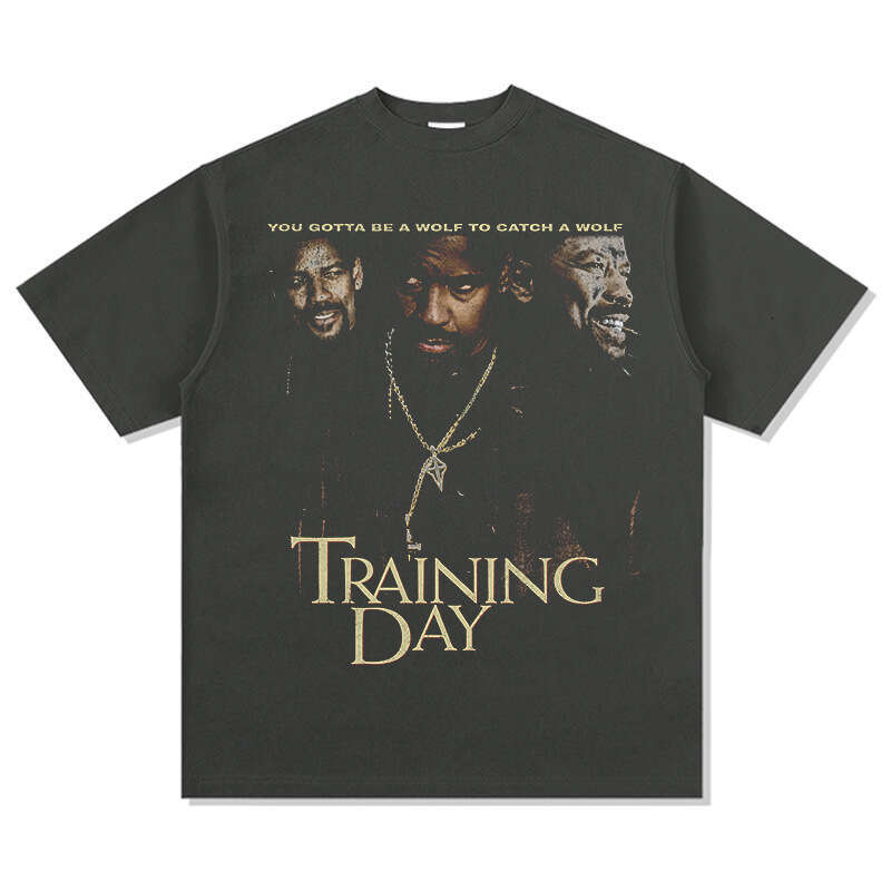 American TRAINING DAY Training Day Printed Short Long Sleeve T-shirt Round Neck Hoodie Men's Sweatshirt