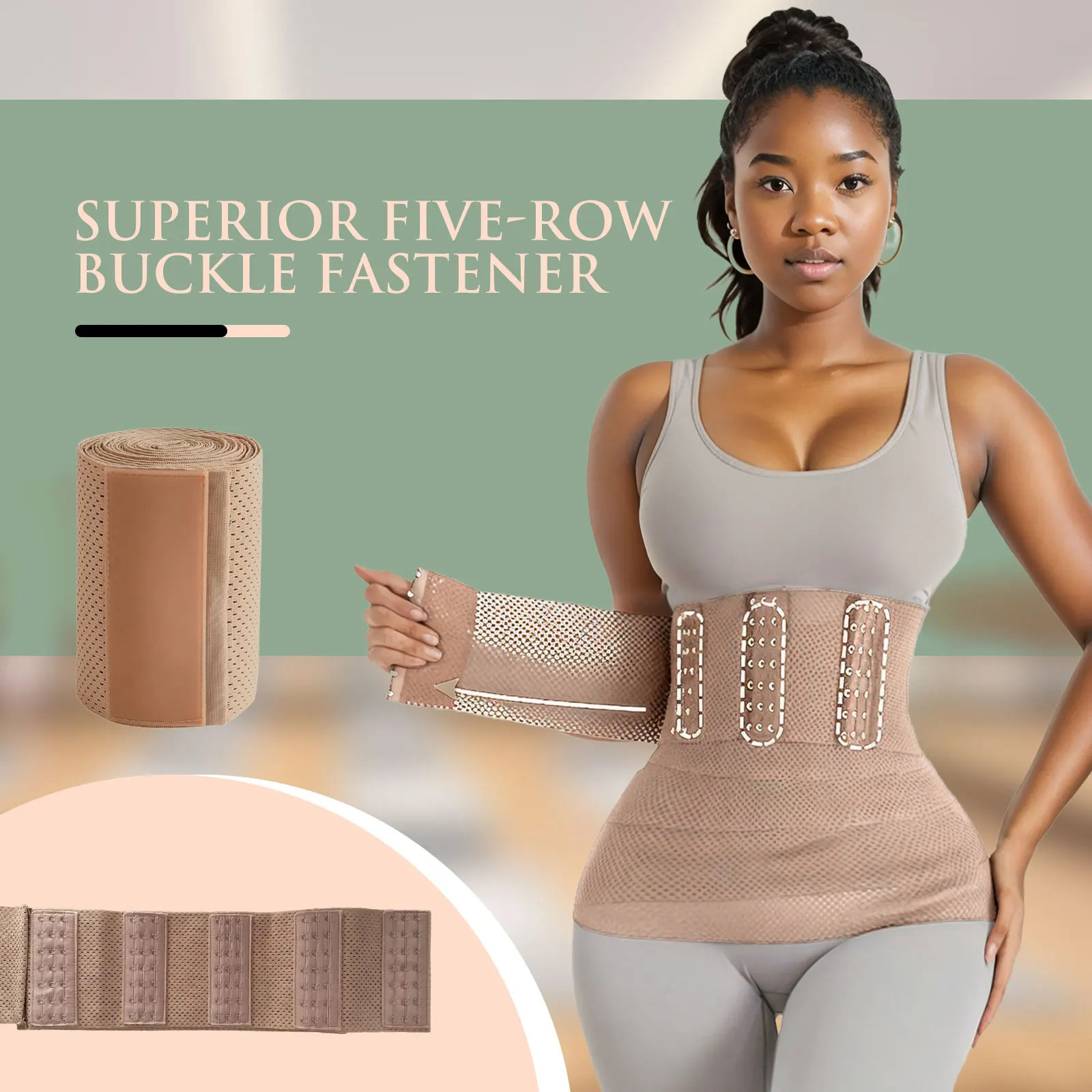 Women Waist Trimmer Belt Tummy Control Waist Cincher Stomach Belly Wrap Abdomen Slimming Shaper Waist Bandage Wrap Trimmer Belt 241225