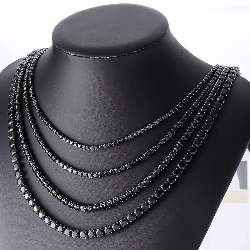 14K Gold Trendy Lab Diamond Necklace Party Wedding Chocker Necklaces for Women Men Hiphop Jewelry Gift 241226