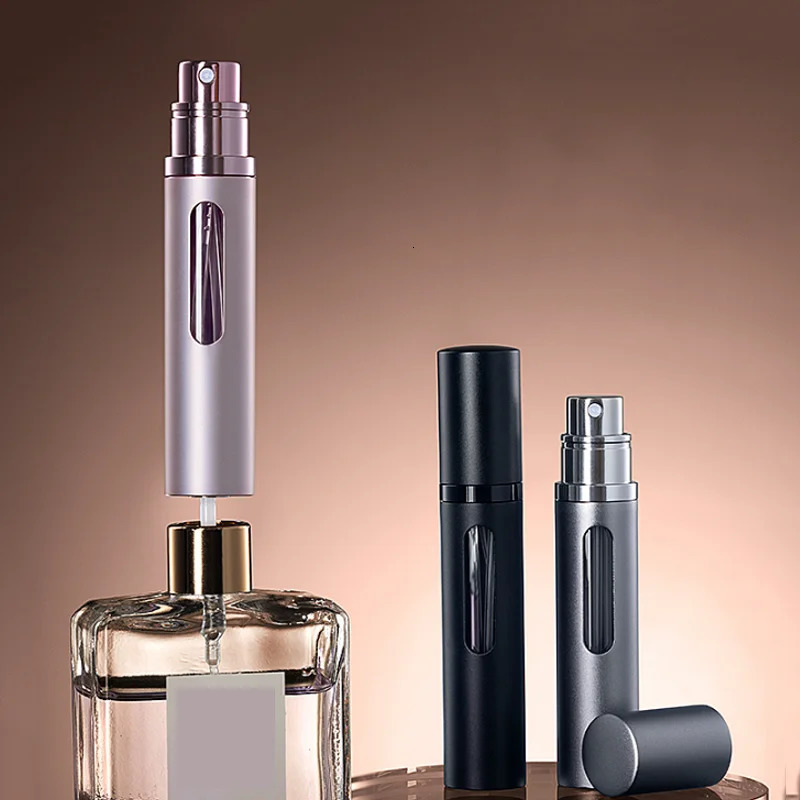3Pcs Glass Refillable Perfume Bottle Spray Scent Pump Portable Travel Empty Cosmetic Containers Mini Spray Atomizer Bottles 241225