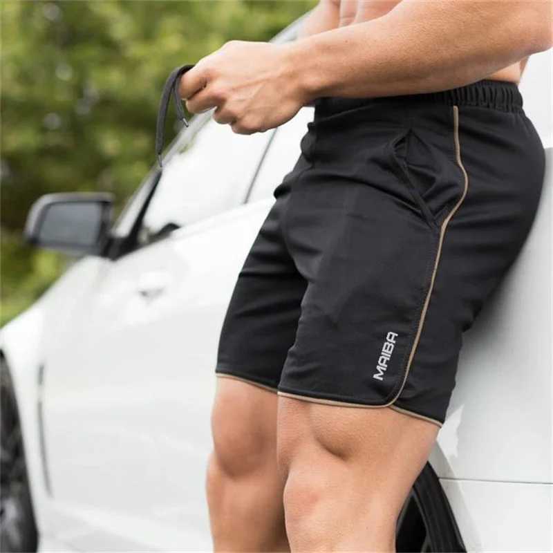 2024 Summer Sport Shorts Men Fitness Sweatpants bodybuilding Short Pants Mens Gym Quick Dry brand Jogging mesh men ShortsXJ241226