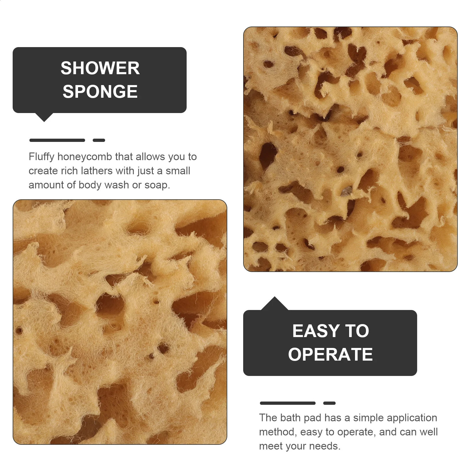 Bath Ball Sponge Greek Natural Bathroom Shower Take Skin Cleaning Scrubber Baby Sea 241226