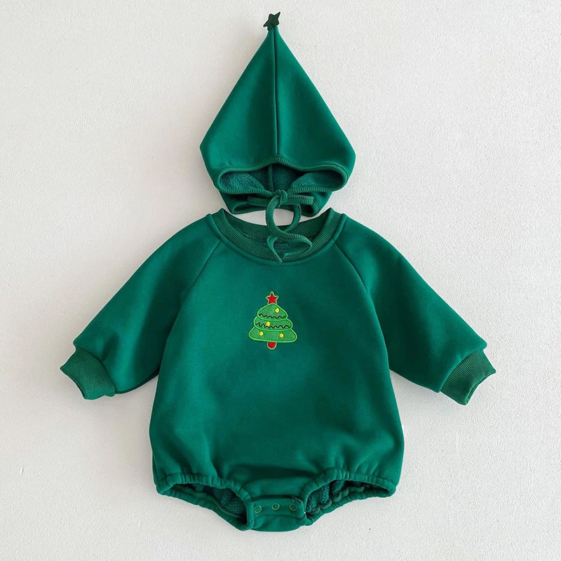Christmas Children Clothes Set born Baby Boys Girls BodysuitsHat Year Clothing Infant Jumpsuit 241225