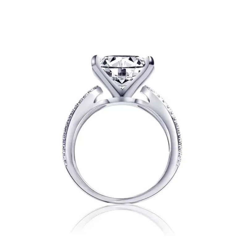 2025 Choucong Handmade Wedding Rings Luxury Jewelry 925 Silver Fill Princess Cut White 5A Zircon CZ Diamond Lab Moissanite Party Eternity Women Engage