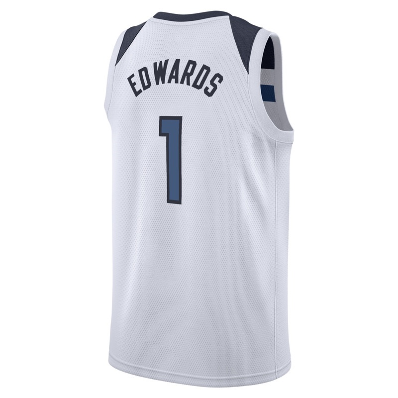 Anthony Edwards Basketball Jersey Naz Reid Donte DiVincenzo Julius Randle Jaden McDaniels Rudy Gobert Conley Robert Dillingham Terrence Shannon Jr Joe