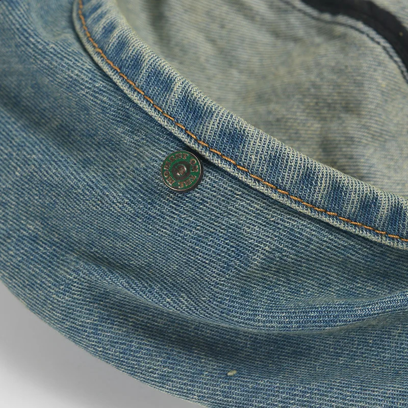 Vintage Solid Color Beret for Women with Washed-out Effect Unique Pocket Denim Berets Casual Style Spring Autumn Hats 241226