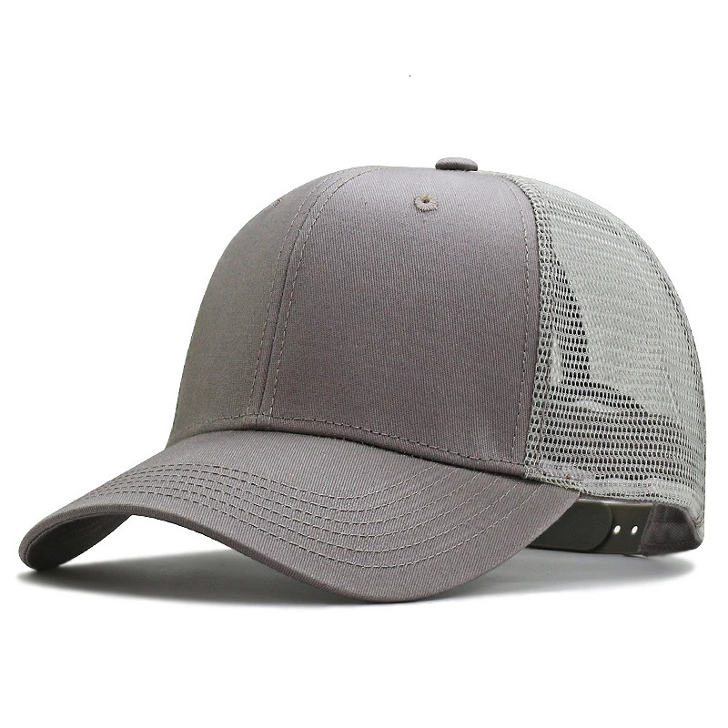 Big Head Man Plus Size Mesh Baseball Cap Ladies Summer Sun Hat Adult Good Quality Cotton Snpaback Caps 56-60cm 61-68cm 241225