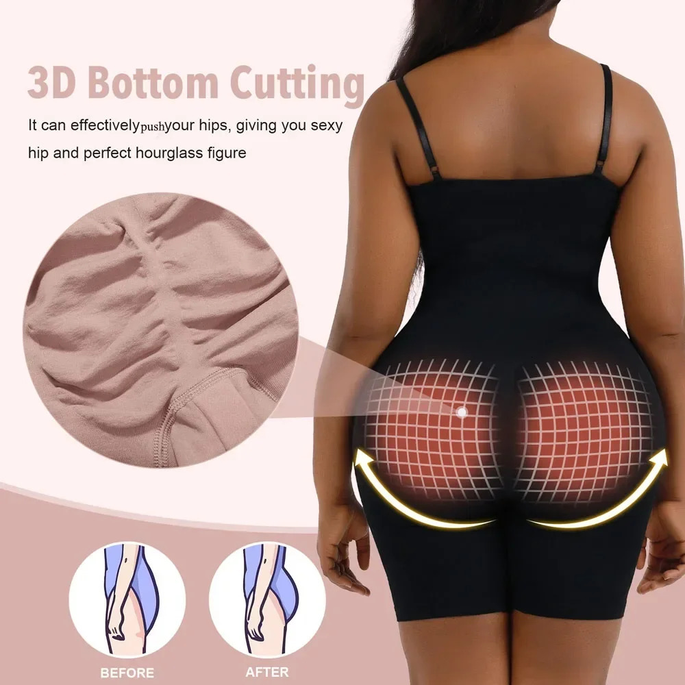 Shapewear Stree jumpsuit Women Tummy Control full Body Shaper Bodysuit Reducing and Shaping Girdles 241225