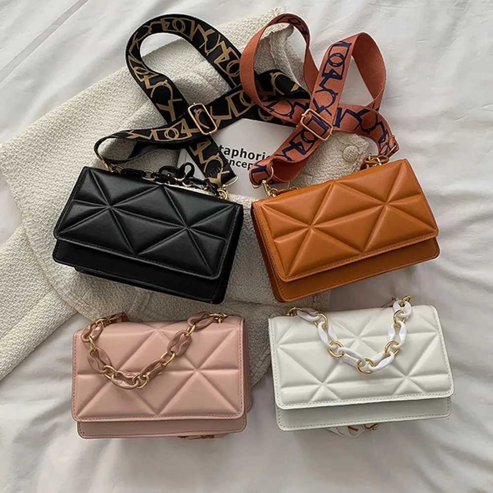 Winter Large Shoulder Bags for Women Ste Pattern PU Leather Crossobdy Bags Brand Pink Tote Handbags Chains Shopper Cluh PursXJ250121