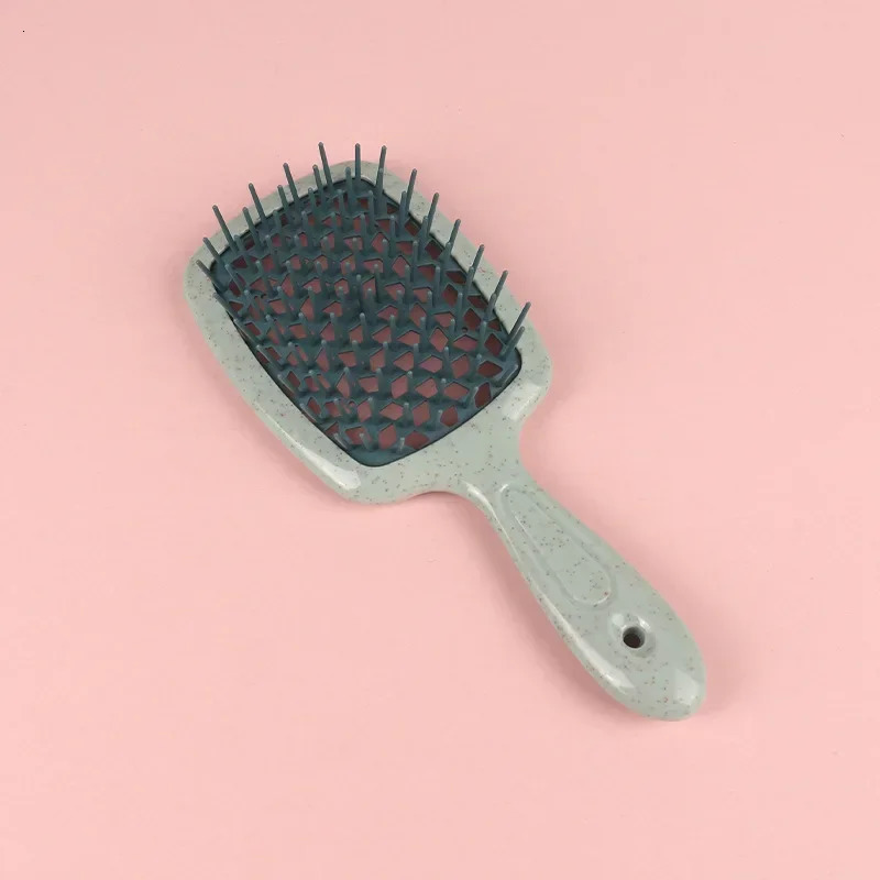 Square Grid Hollow-out Massage Comb static Dry and Wet Dual Use Fluffy Hair Home Hair Styling Combs Detangling Hair Brushes 241225