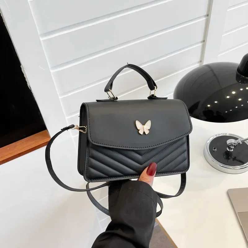PU Versatile and Fiable Portable Small Square Bag Single Shoulder Crossbody Bag Luxury Designer Handbag Bolsas De MujerXJ241225