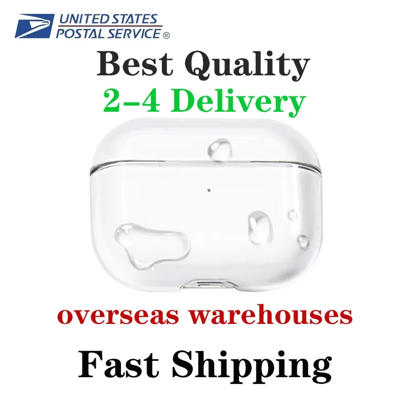 USA Warehouse Delivery For Apple AirPods 4 AirPods pro 2 3 3rd Headphone Accessories Silicone Protective ANC Noise Cancellation Headphone pro max 2 He