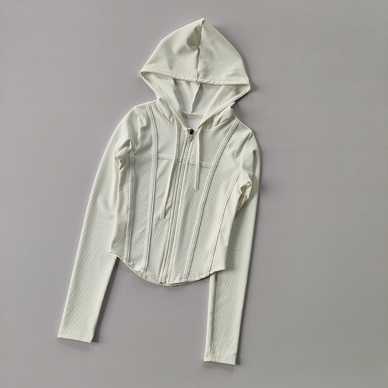 Women Hooded Running Jackets Cycg Coat Yoga Clothing Jogging Shirt Tights Thin Outdoor Sports Clothes Sportswear