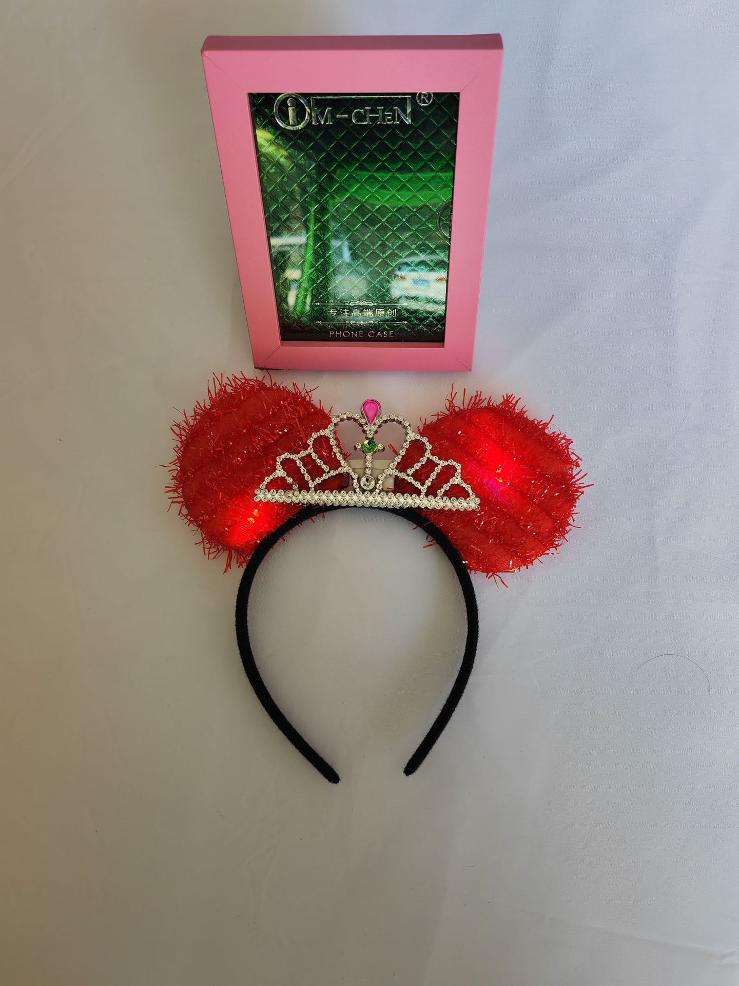 Crown glowing headband new version sweet and cute street vendor source wholesale internet famous headwear hot selling