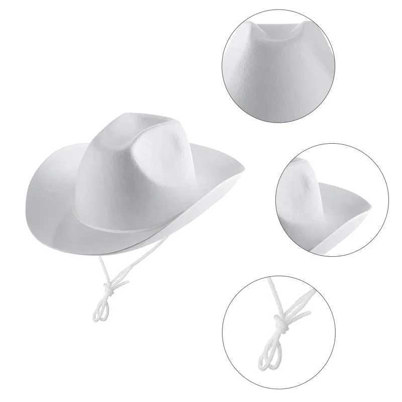 Fashionable retro denim hat big Brim hat Fedora Felt denim hat Accry wide Brim hat W241225