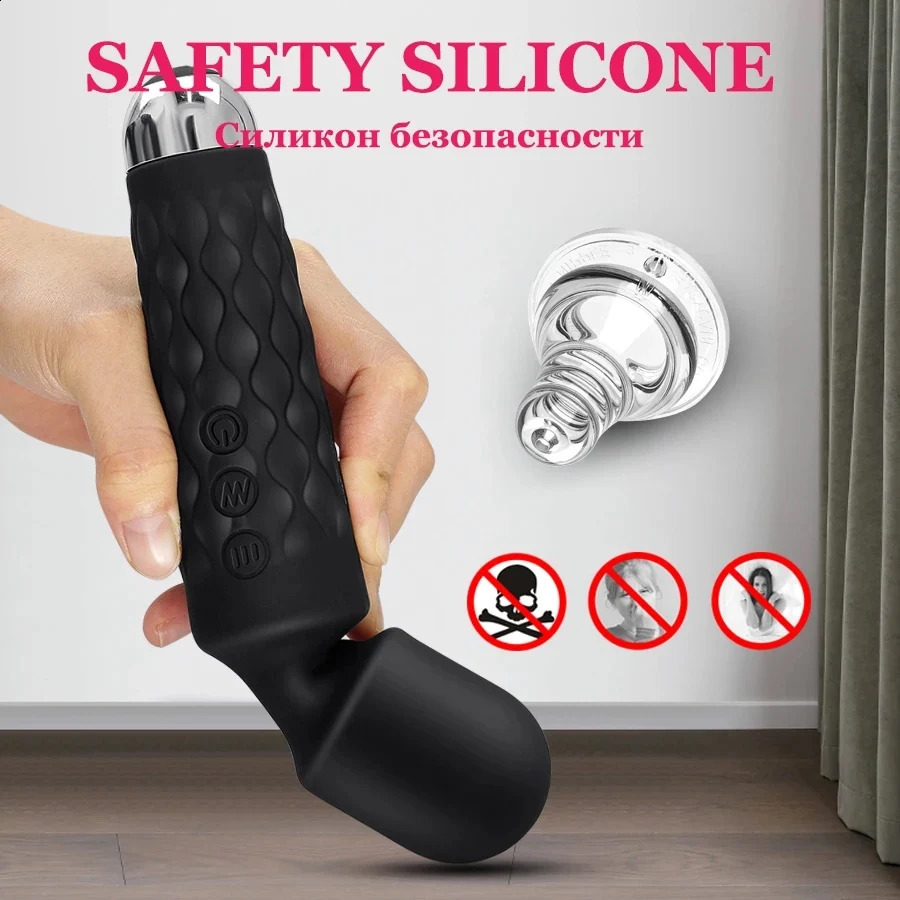 Powerful Magic Wand Vibrators for women Clitoris Stimulator AV Stick G Spot Massager Female Masturbator Sex Toys Woman 241226