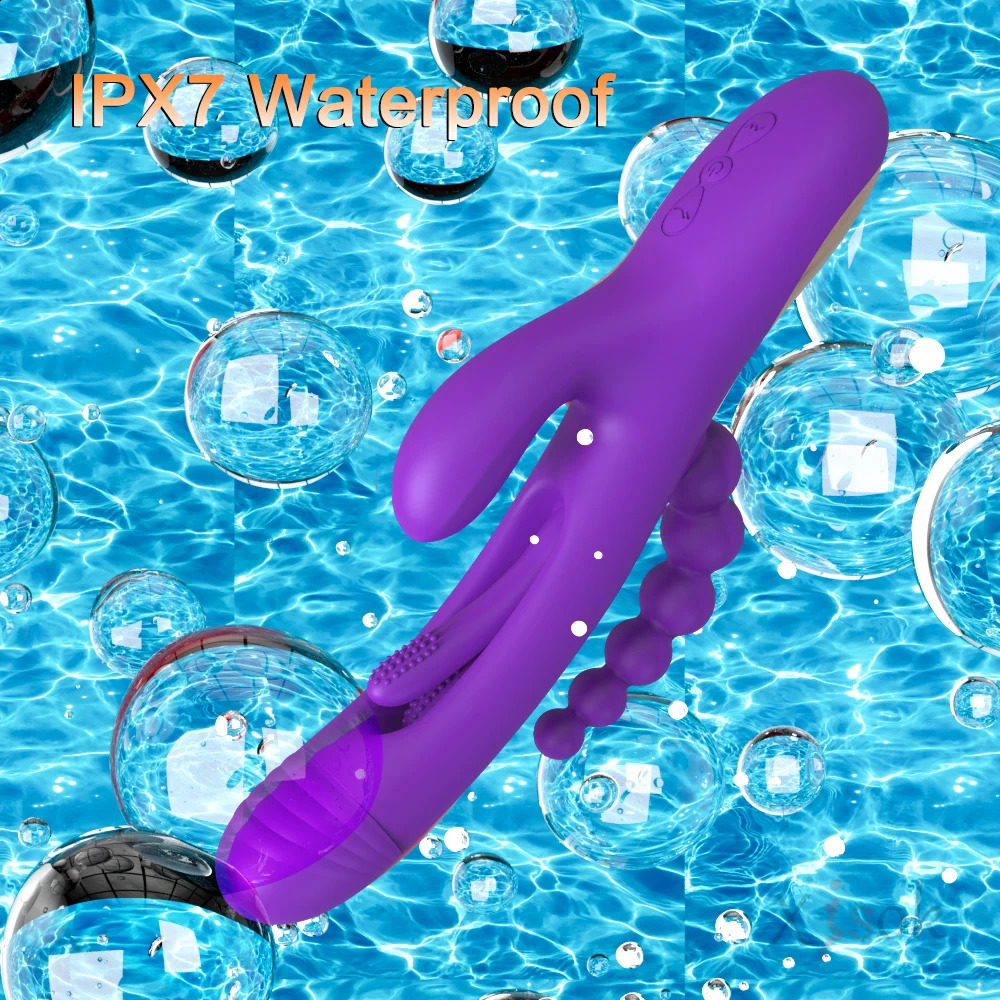 Tapping Rabbit Vibrator for Women Flapping Vagina GSpot Female Masturbator Clitoris Anal Stimulator Adult Sex Toy 241226