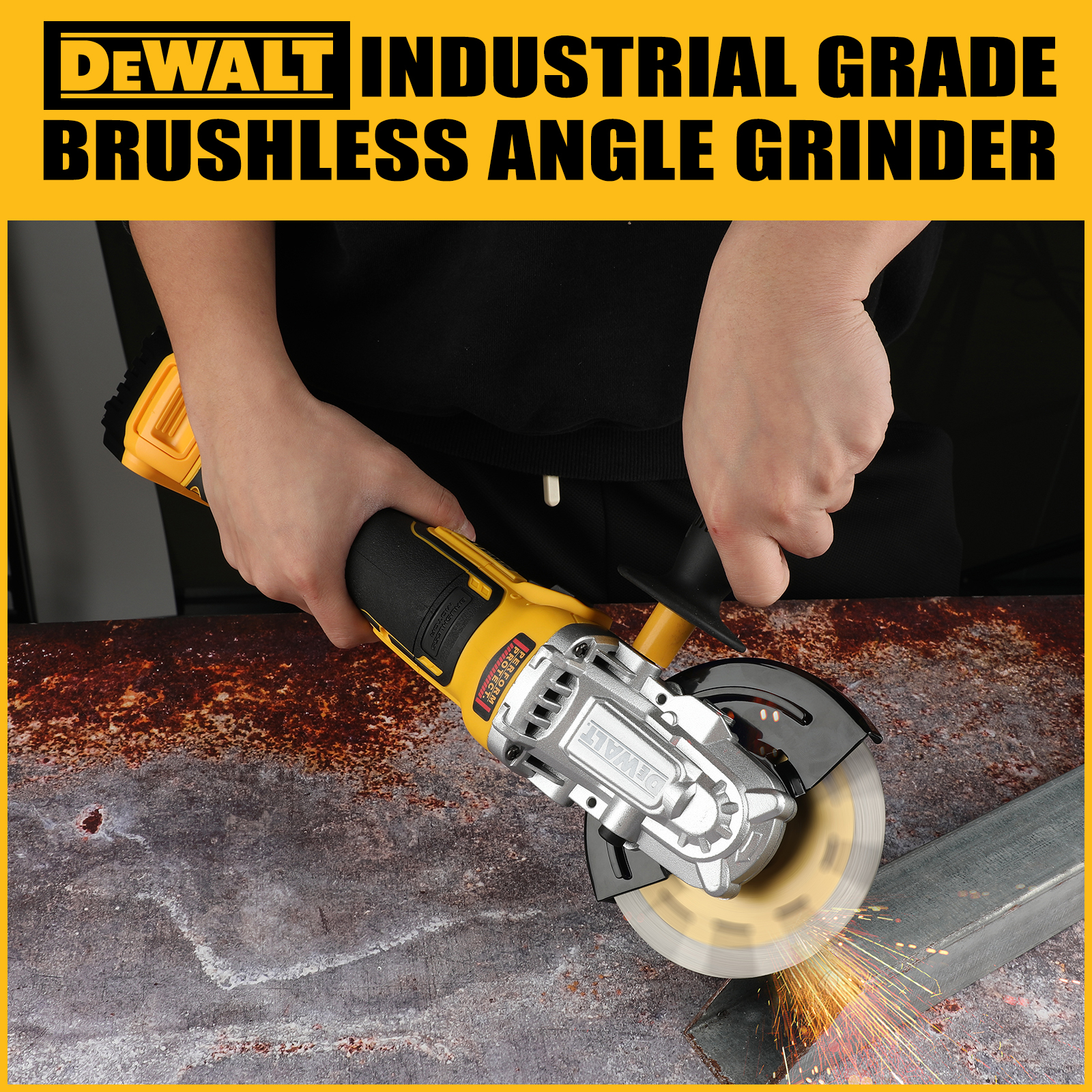 DeWalt DCG405FN 20V Max Brushless Flat Head Angle grinder (tool only)